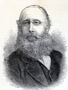 William Bromley-Davenport (1821-1884) from Illustrated London News June 28, 1884 by English School