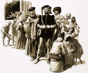 William Caxton was a successful merchant before turning to printing by English School