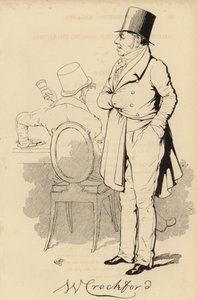 William Crockford, London gambling club proprietor by English School
