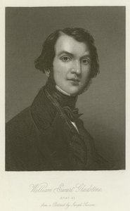 William Ewart Gladstone, Aetat 31 by English School