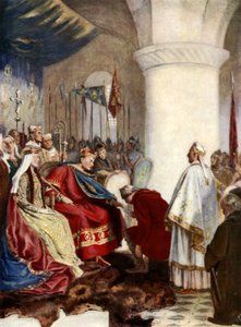 William I Granting a Charter to the City of London by English School