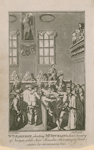 William Johnson Shooting Mr Spurling, Head Turnkey of Newgate, While Jane Housden (Then Going to Trial) Stands by Encouraging Him by English School