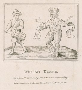 William Kempe, the original performer of Dogberry in Much Ado About Nothing