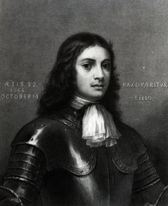 William Penn aged Twenty Two, print made by S. A. Schoff, 1862