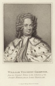 William Viscount Grimston by English School