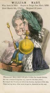 William and Mary by English School