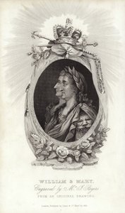 William and Mary by English School