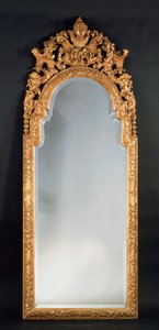 William and Mary Pier Glass by English School
