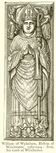 William of Wykeham, Bishop of Winchester, 1367-1404 by English School