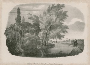 Willow Walk on the New River, Islington, London by English School