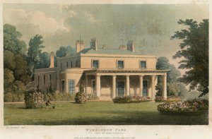 Wimbledon Park, the seat of Earl Spencer by English School
