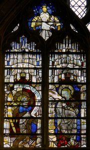 Window depicting the Annunciation by English School
