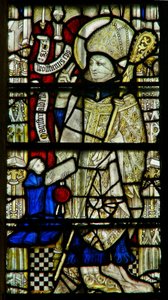 Window depicting St Wulston