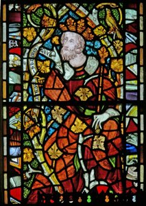 Window depicting Manesseh on the Tree of Jesse by English School