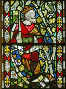 Window depicting Solomon on the Tree of Jesse by English School