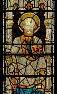 Window depicting St Peter