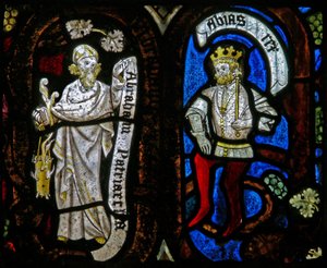 Tree of Jesse Figures: Abraham and Abijah by English School