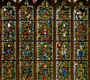 Window Ew depicting the Tree of Jesse