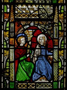Window N2 depicting the Annunciation by English School