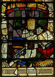 Window depicting Henry VII by English School