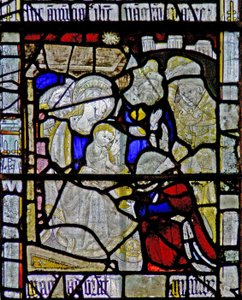 Window depicting the Adoration of the Magi