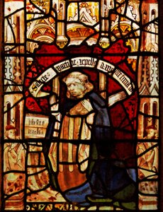 Window depicting a donor - Robert Semer by English School