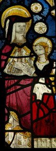 Window depicting St Anne Teaching the Virgin to read