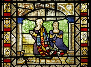 Window 2 depicting donors - Pembroke by English School
