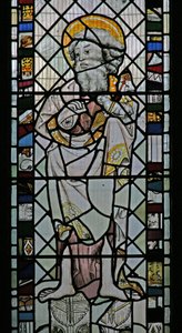 Window W depicting St John the Baptist