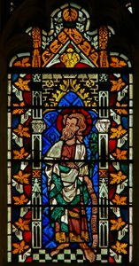 Window depicting Moses