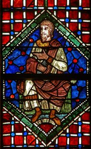 Window depicting a genealogical figure