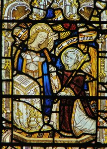 Window depicting the Annunciation by English School