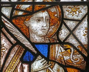 Window depicting St John