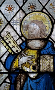 Window depicting St Peter