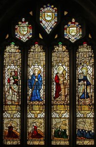 Window depicting Borase family by English School