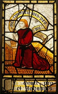Window 3 depicting a donor - Borase family by English School