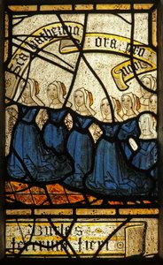 Window 3 depicting a donor - Borase family by English School
