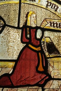 Window depicting a donor - Calloway by English School
