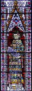 Window depicting St Lawrence