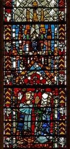Window w39 depicting donors by English School