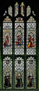 Window w3 depicting the third window from the east end of the north aisle by English School