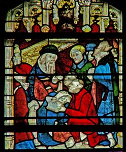 Window W5 depicting a scene from the life of St William by English School