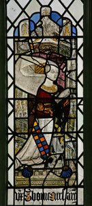 Window w7 depicting a donor - Dorothy Clopton by English School