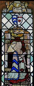 Window w7 depicting a donor - Elinor Darcey