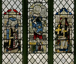 Window depicting St Edmund