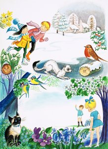 Winter and Spring by English School