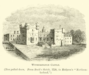 Witherington Castle by English School