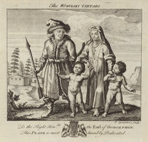 Wogulski Tartars by English School