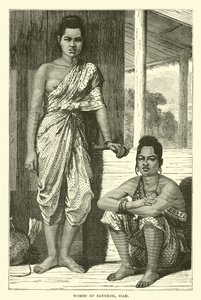 Women of Bangkok, Siam by English School