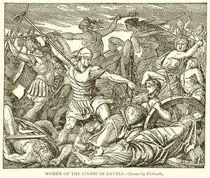 Women of the Cimbri in Battle